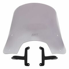 GP Kompozit Scooter Universal Kısa Ön Cam Füme 42 cm