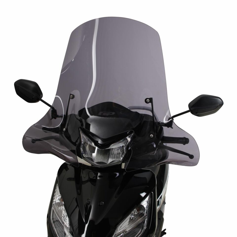 GP Kompozit Honda Activa 2023-2024 Uyumlu Ön Cam Füme 48 cm