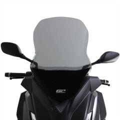 GP Kompozit Yamaha XMAX 250 / 400 2014-2017 Uyumlu Baskılı Ön Tur Camı Şeffaf 72 cm