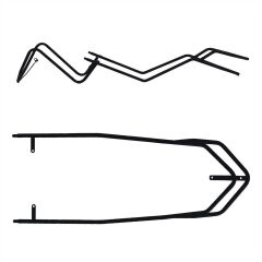 GP Kompozit Honda Dio 2021-2025 Uyumlu Koruma Demiri Siyah