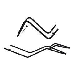 GP Kompozit Honda Dio 2021-2025 Uyumlu Koruma Demiri Siyah