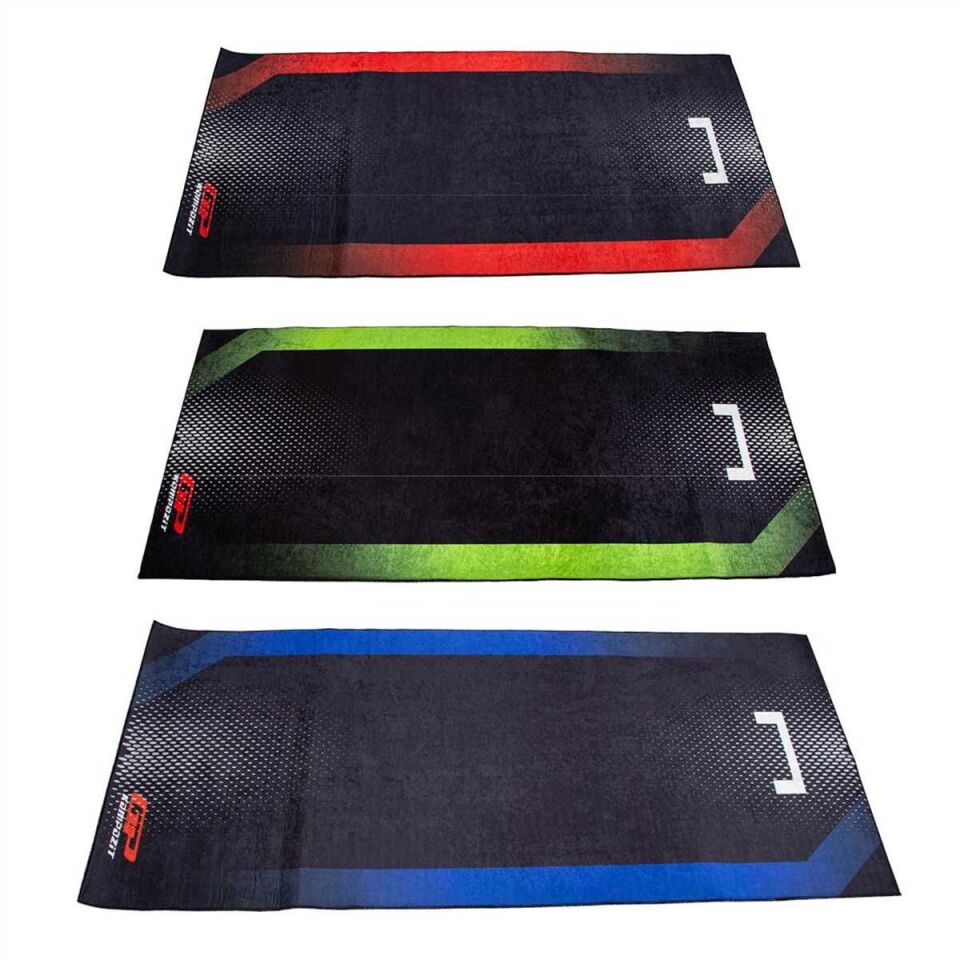 GP Kompozit Universal Motosiklet Halısı Siyah S-YEŞİL