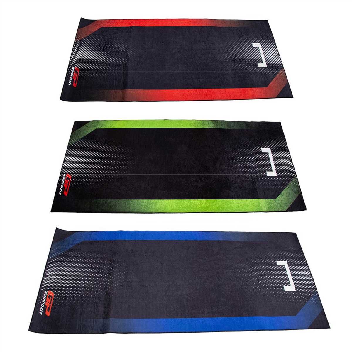 GP Kompozit Universal Motosiklet Halısı Siyah S-YEŞİL