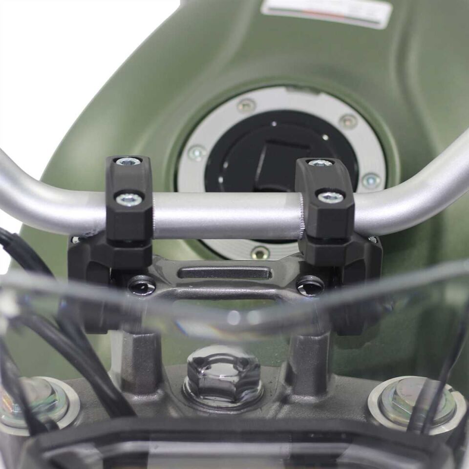 GP Kompozit Universal Kademeli Gidon Yükseltme Siyah 28 mm