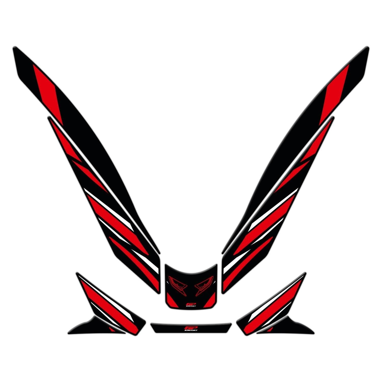 GP Kompozit Honda PCX 125 2021-2024 Uyumlu Ön Grenaj Pad Kırmızı