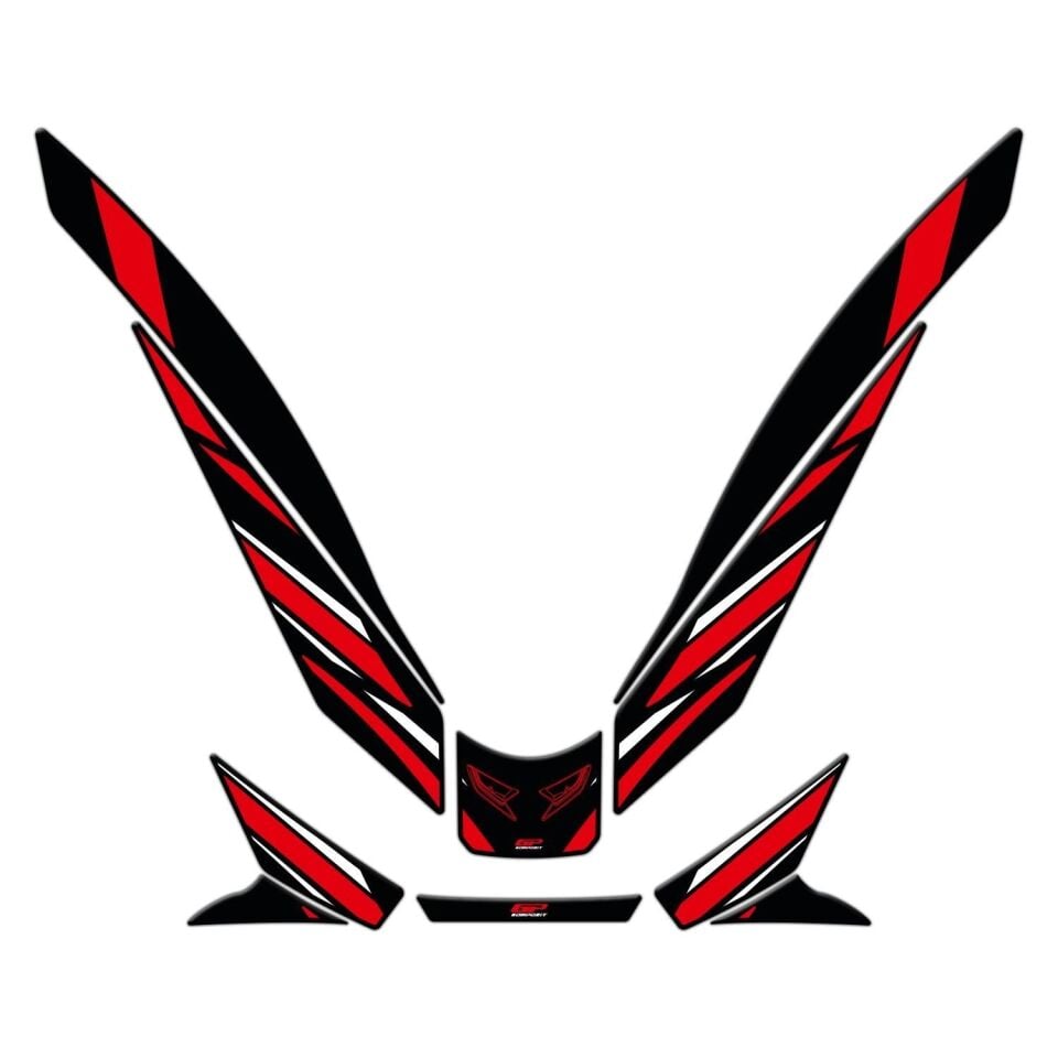 GP Kompozit Honda PCX 125 2021-2024 Uyumlu Ön Grenaj Pad Kırmızı