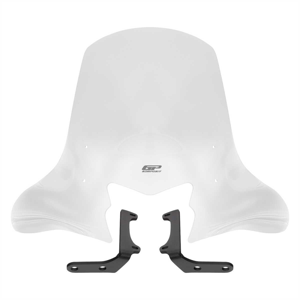 GP Kompozit Honda Dio 2021-2024 Uyumlu Ön Cam Şeffaf 58 cm