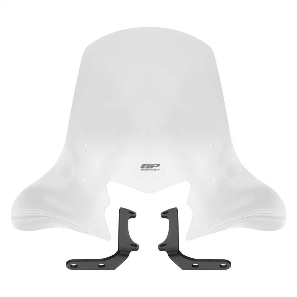 GP Kompozit Honda Dio 2021-2025 Uyumlu Ön Cam Şeffaf 58 cm