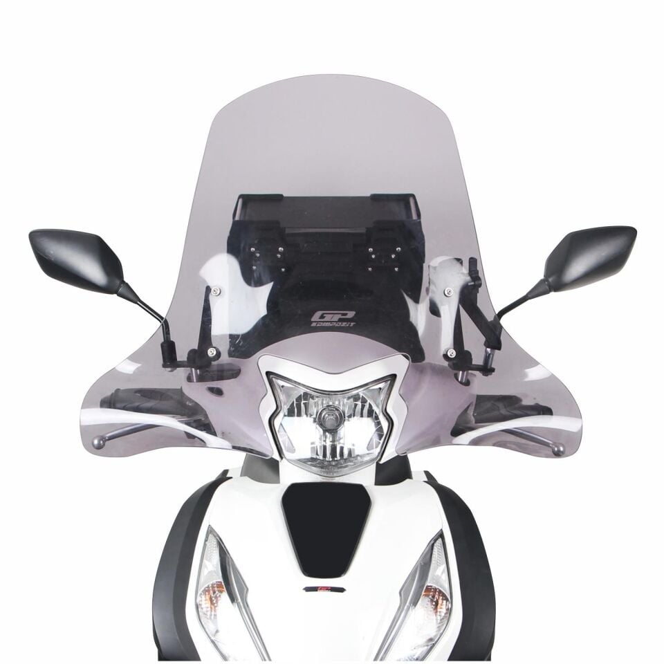 GP Kompozit Honda Dio 2021-2025 Uyumlu Ön Cam Füme 58 cm