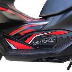 GP Kompozit Honda PCX 125 2021-2024 Uyumlu Yan Alt Ayak Pad Kırmızı