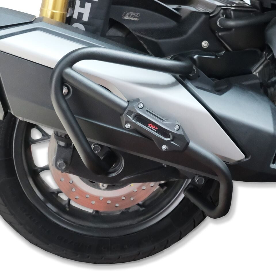 GP Kompozit Honda ADV 350 2025 Uyumlu Egzoz Koruma Demiri Siyah