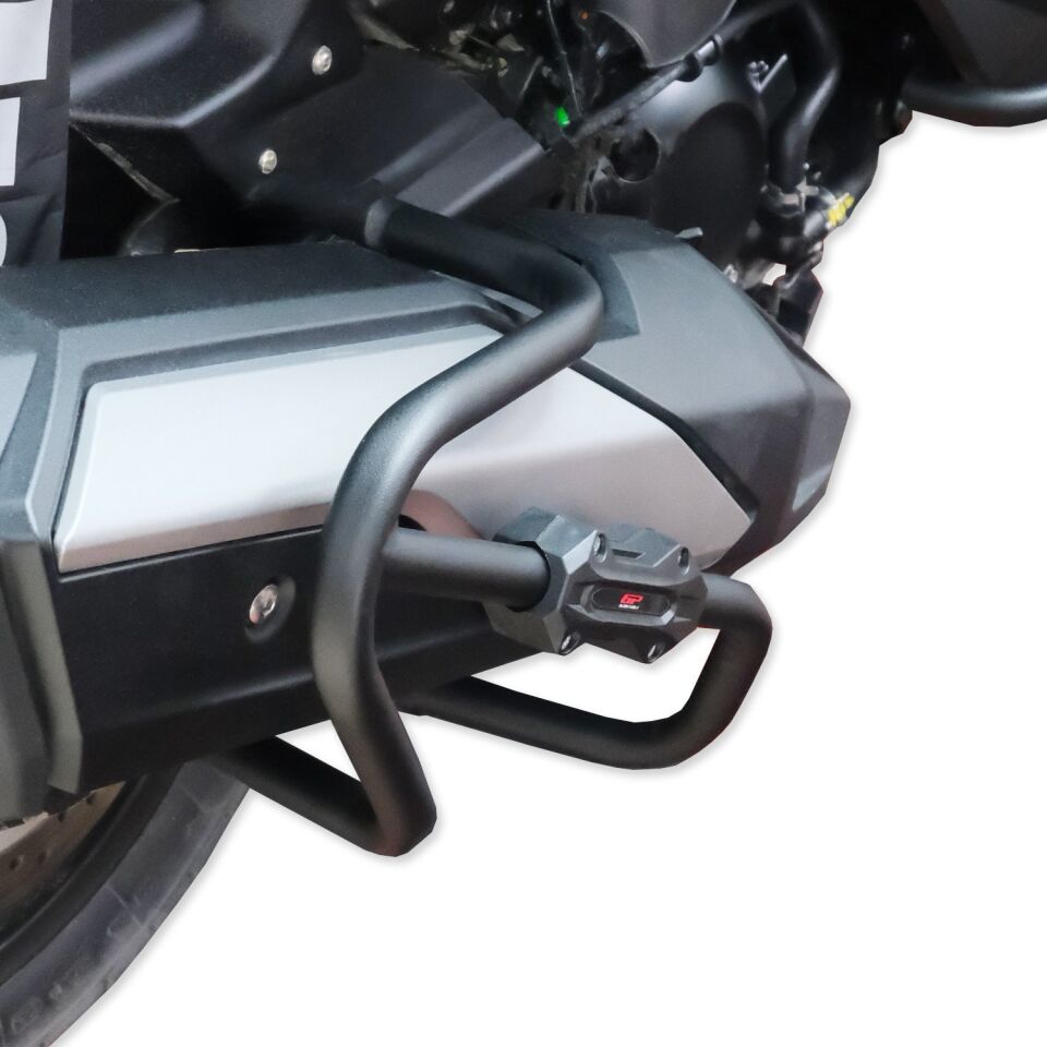 GP Kompozit Honda ADV 350 2025 Uyumlu Egzoz Koruma Demiri Siyah
