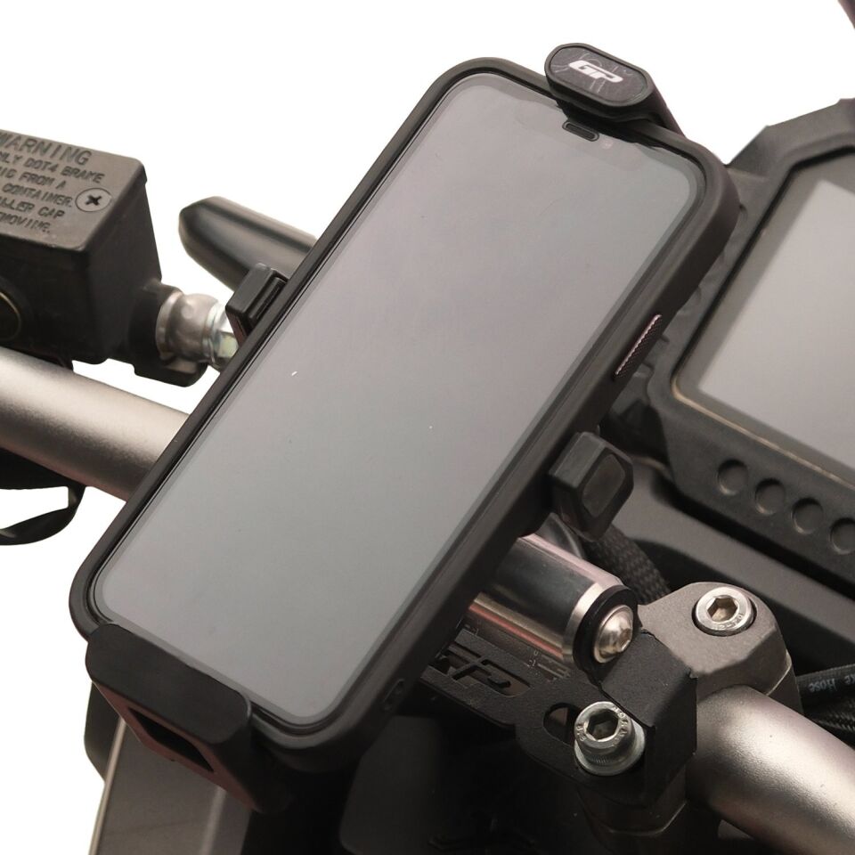 GP Kompozit TTR01 Universal Titreşim Modüllü Telefon Tutucu Siyah - Beyaz