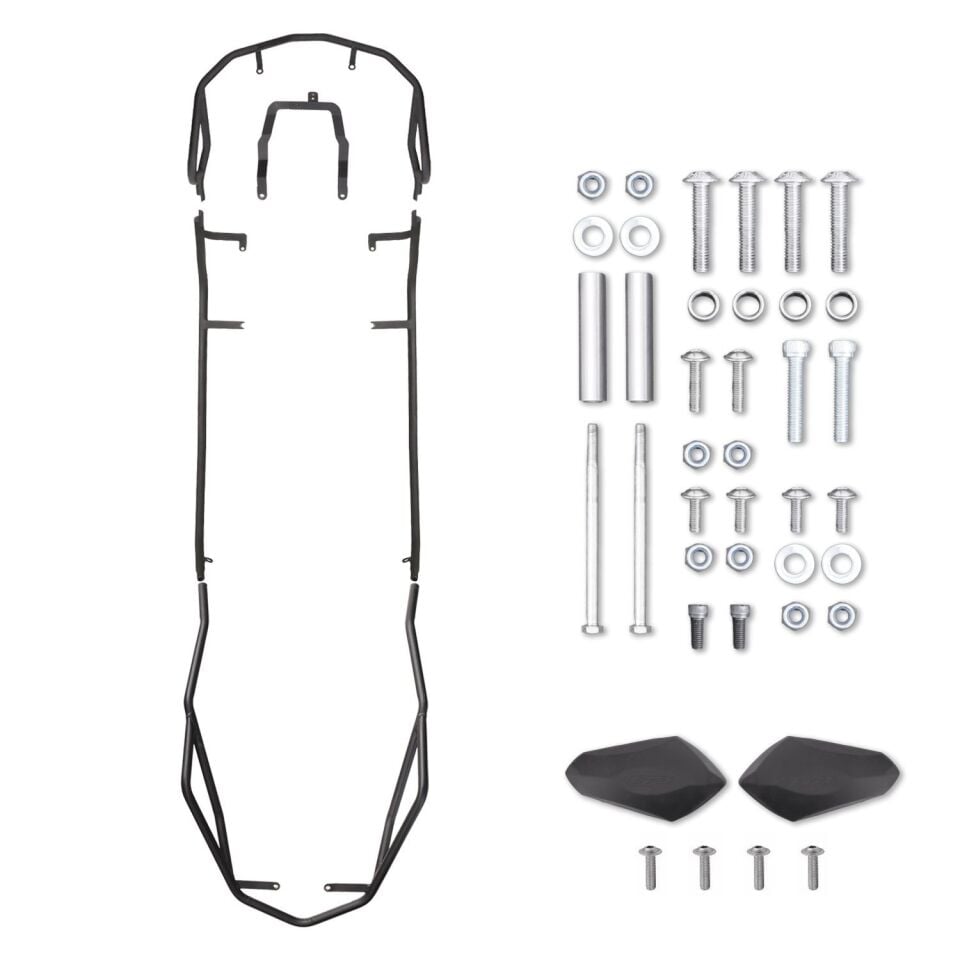 GP Kompozit Honda PCX 125 2025 Uyumlu Motor Koruma Demiri Siyah