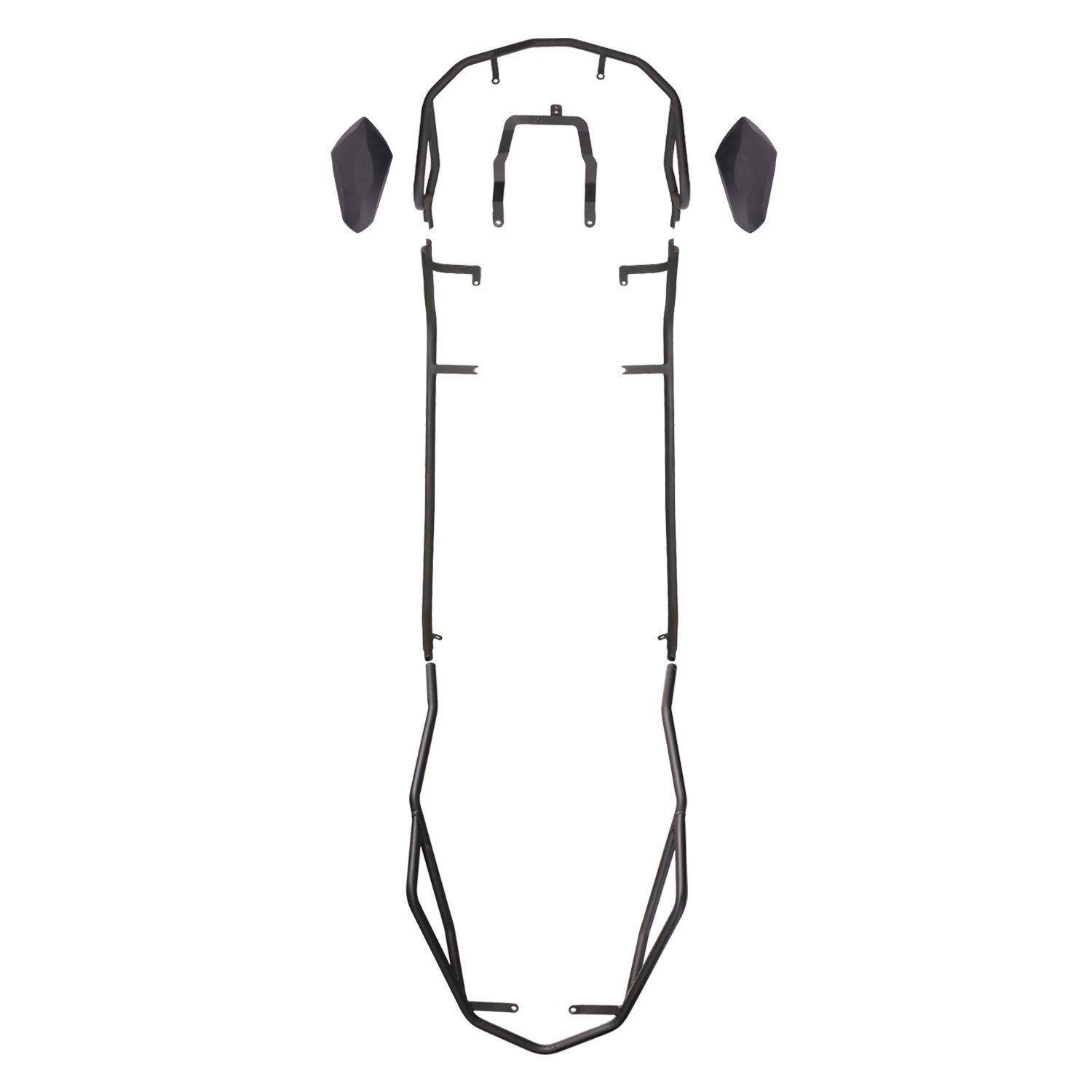 GP Kompozit Honda PCX 125 2025 Uyumlu Motor Koruma Demiri Siyah