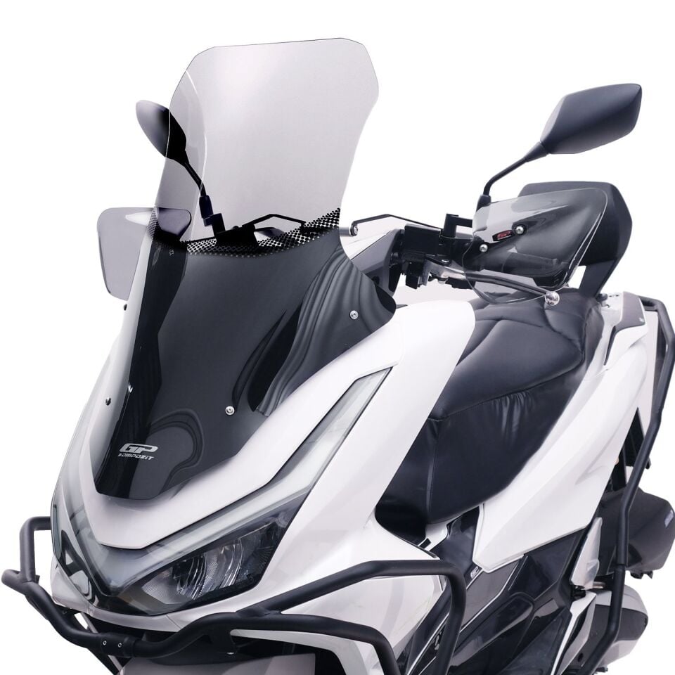 GP Kompozit Honda PCX 125 2025 Uyumlu Ön Cam Füme 70 cm