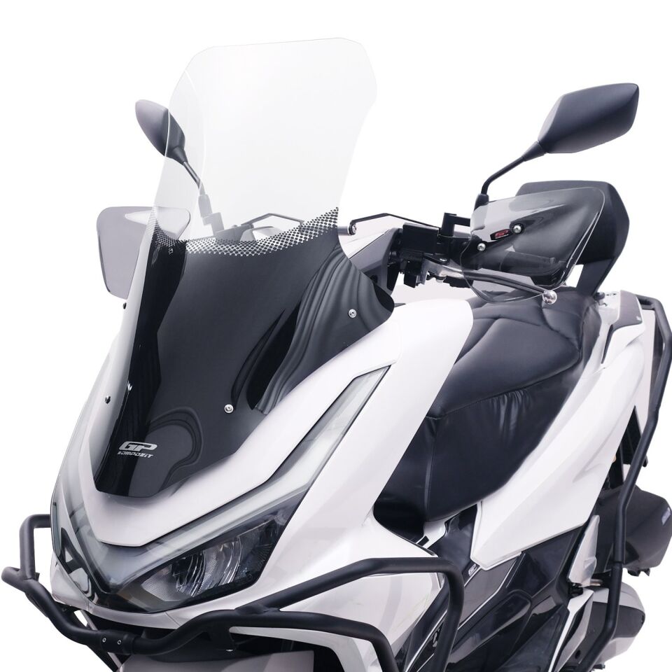 GP Kompozit Honda PCX 125 2025 Uyumlu Ön Cam Şeffaf 70 cm