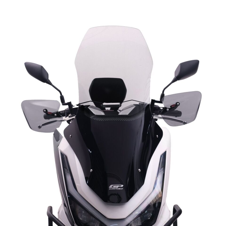 GP Kompozit Honda PCX 125 2025 Uyumlu Ön Tur Camı Füme 79 cm