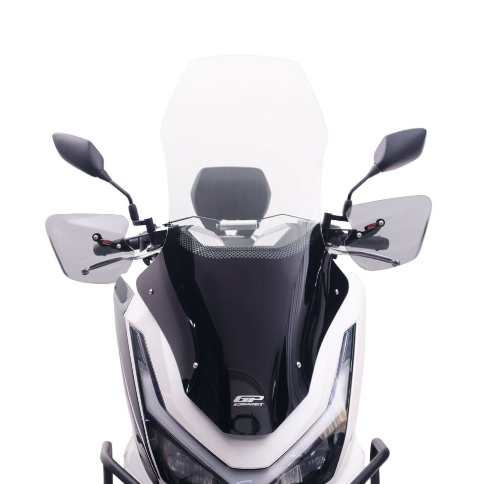 GP Kompozit Honda PCX 125 2025 Uyumlu Ön Tur Camı Şeffaf 79 cm