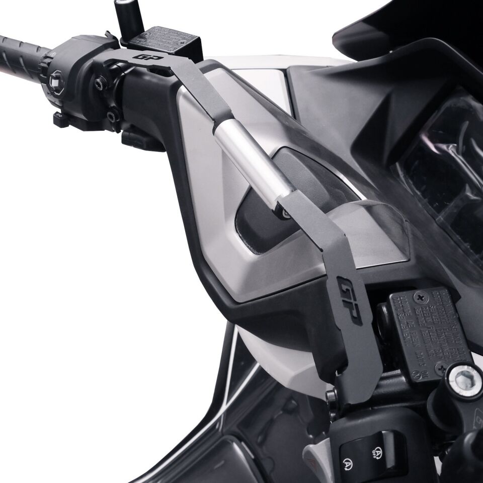 GP Kompozit Honda PCX 125 / 150 2025 Uyumlu Telefon / Navigasyon Tutucu Siyah