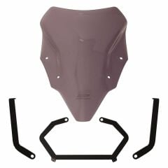 GP Kompozit Bajaj Pulsar N 250 2022-2024 Uyumlu Ön Cam Füme 45 cm