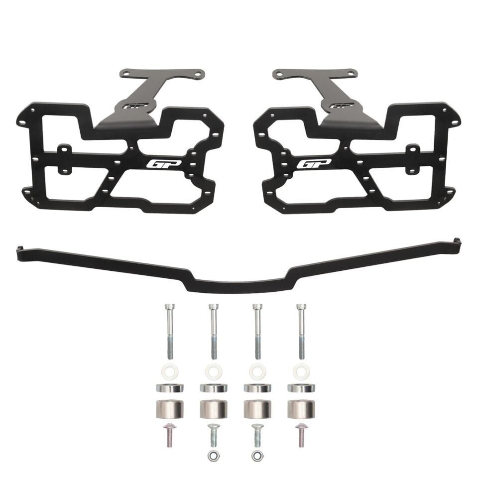 GP Kompozit Honda ADV 350 2023-2025 Uyumlu Yan Çanta Demiri Siyah