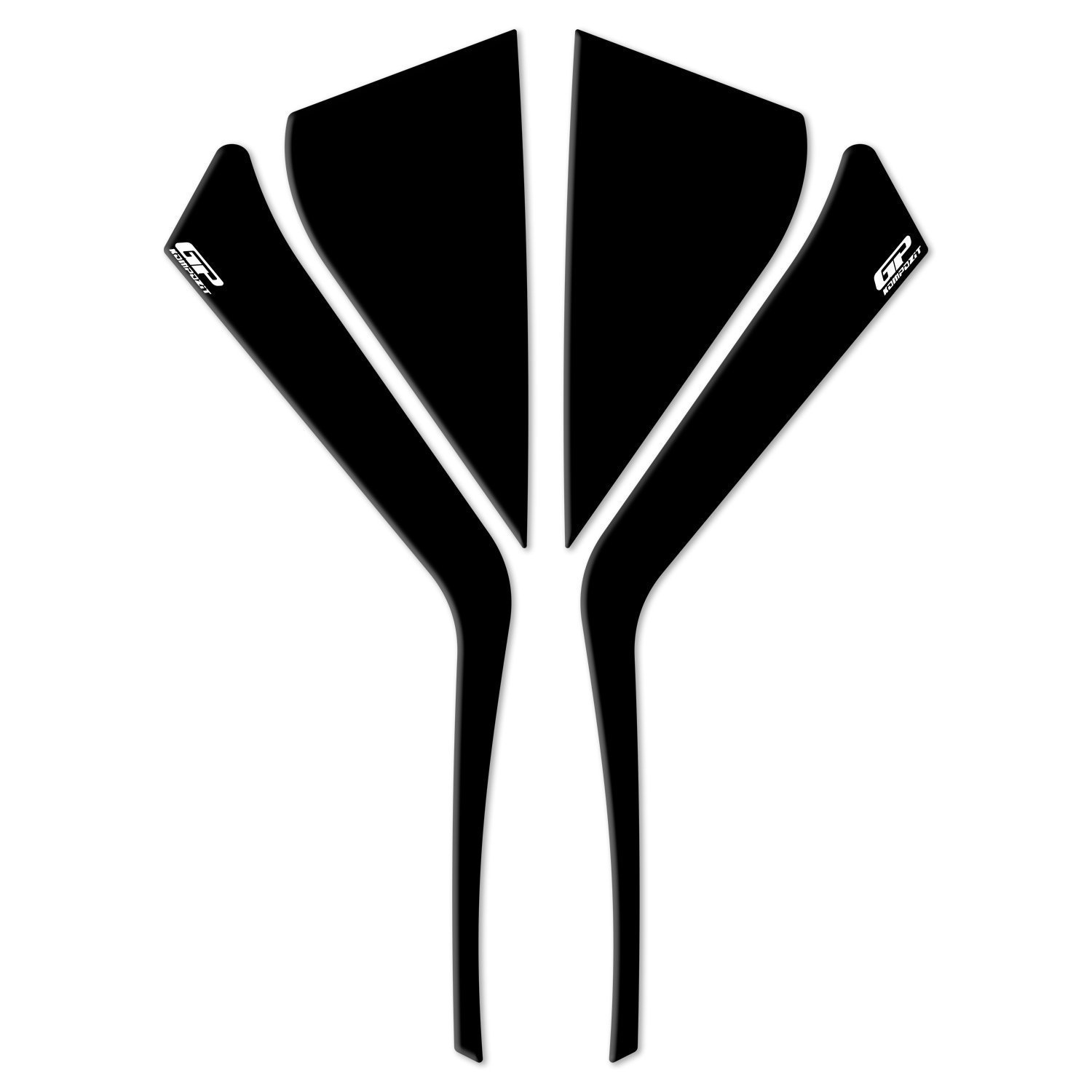 GP Kompozit Honda PCX 125 / 150 2025 Uyumlu Yan Pad Siyah