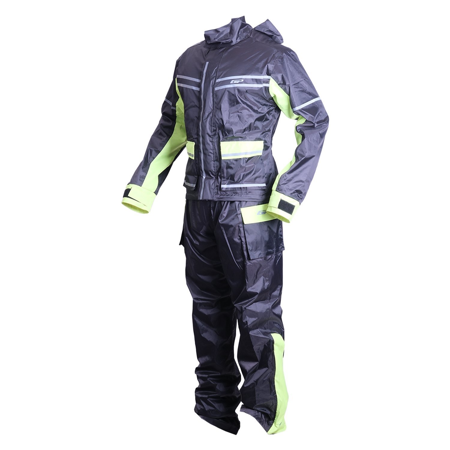 GP Kompozit YGM02 Motosiklet Alt Üst Takım Yağmurluk Siyah