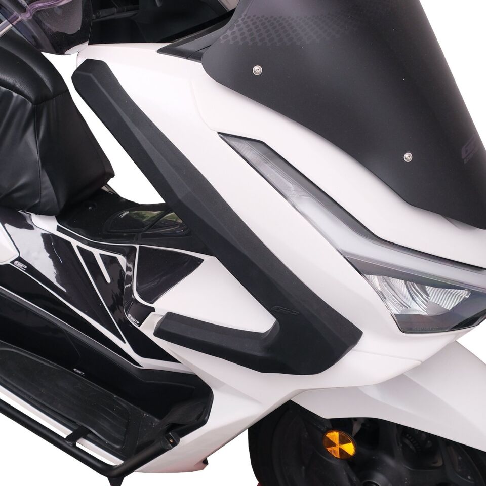 GP Kompozit Honda PCX 125 / 150 2025 Uyumlu Üst Bacak Koruma Siyah