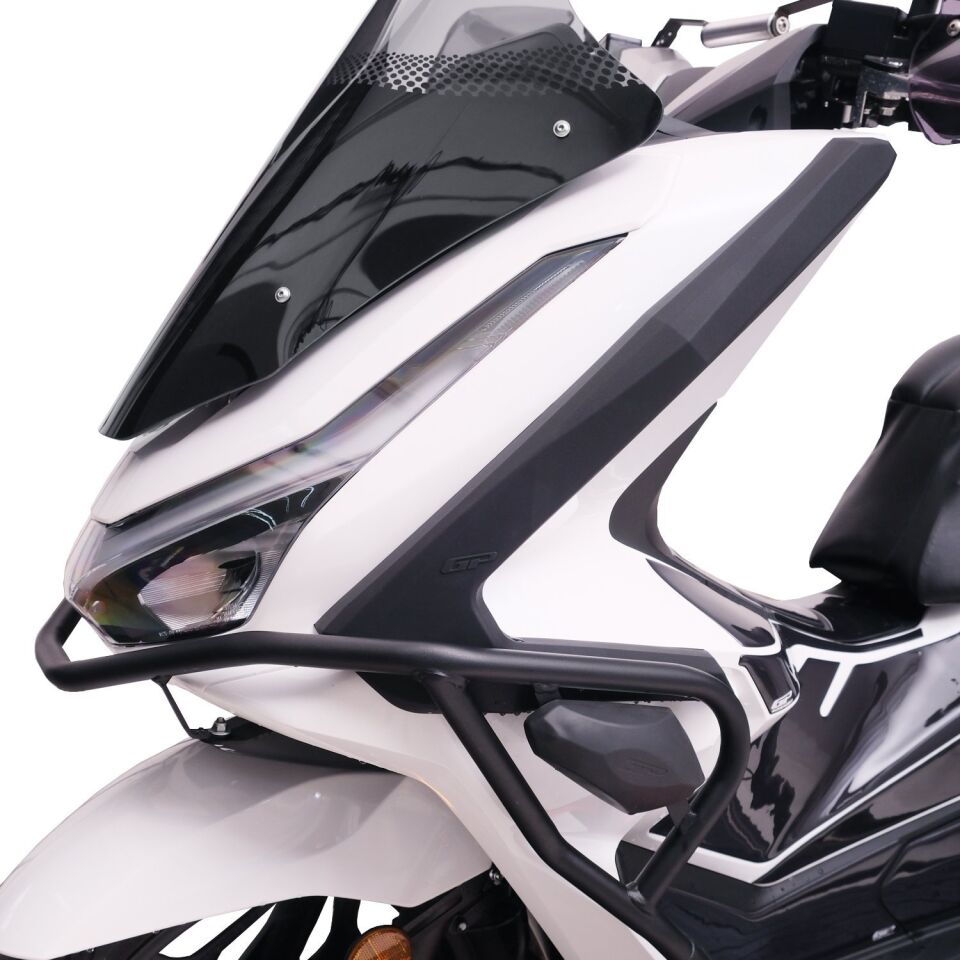 GP Kompozit Honda PCX 125 / 150 2025 Uyumlu Üst Bacak Koruma Siyah