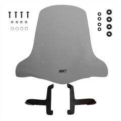 GP Kompozit Scooter Universal 2020 Uyumlu Elcikli Ön Cam Füme 59 cm