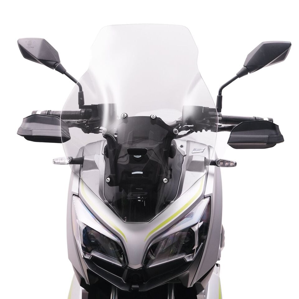 GP Kompozit RKS Reale 125 2022-2025 Uyumlu Ön Tur Camı Şeffaf 62 CM