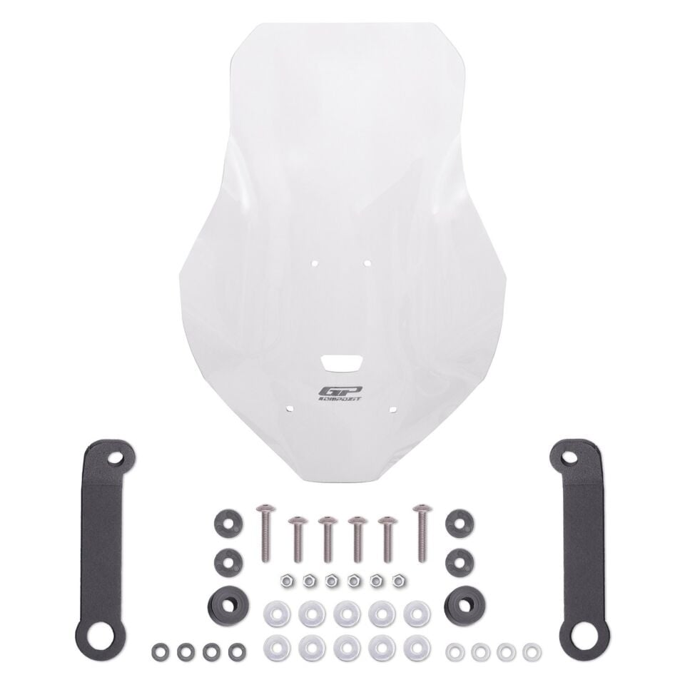 GP Kompozit RKS Reale 125 2022-2025 Uyumlu Ön Tur Camı Şeffaf 62 CM