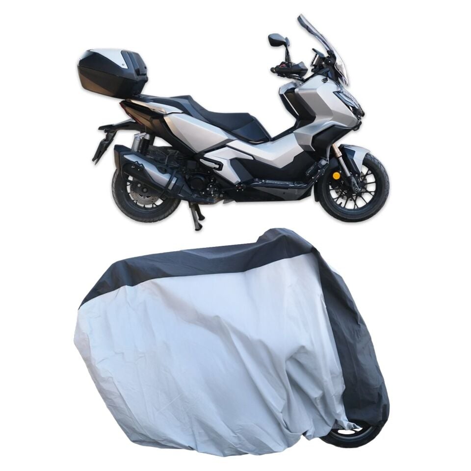 GP Kompozit Universal Küçük Boy Motosiklet Brandası Gri