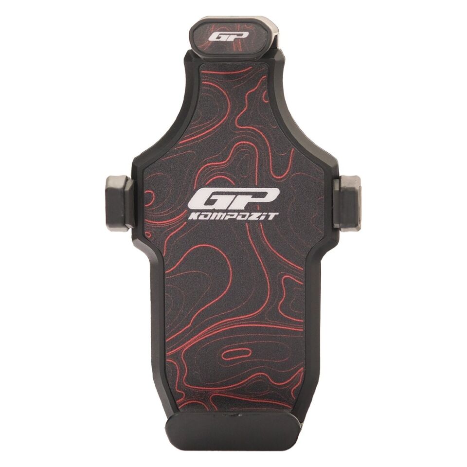 GP Kompozit TTR01 Universal Titreşim Modüllü Telefon Tutucu Siyah - Kırmızı