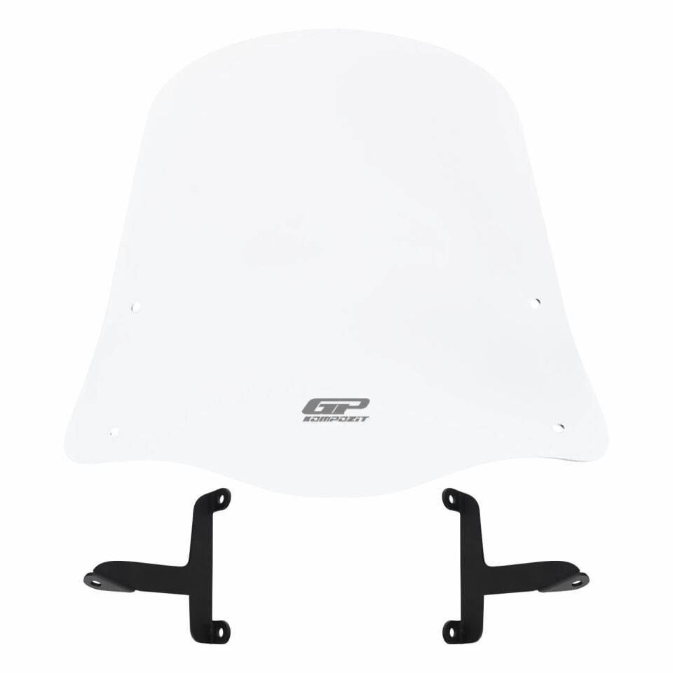 GP Kompozit Scooter Universal 2020 Uyumlu Ön Cam Şeffaf 42 cm