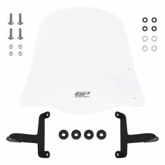 GP Kompozit Scooter Universal 2020 Uyumlu Ön Cam Şeffaf 42 cm