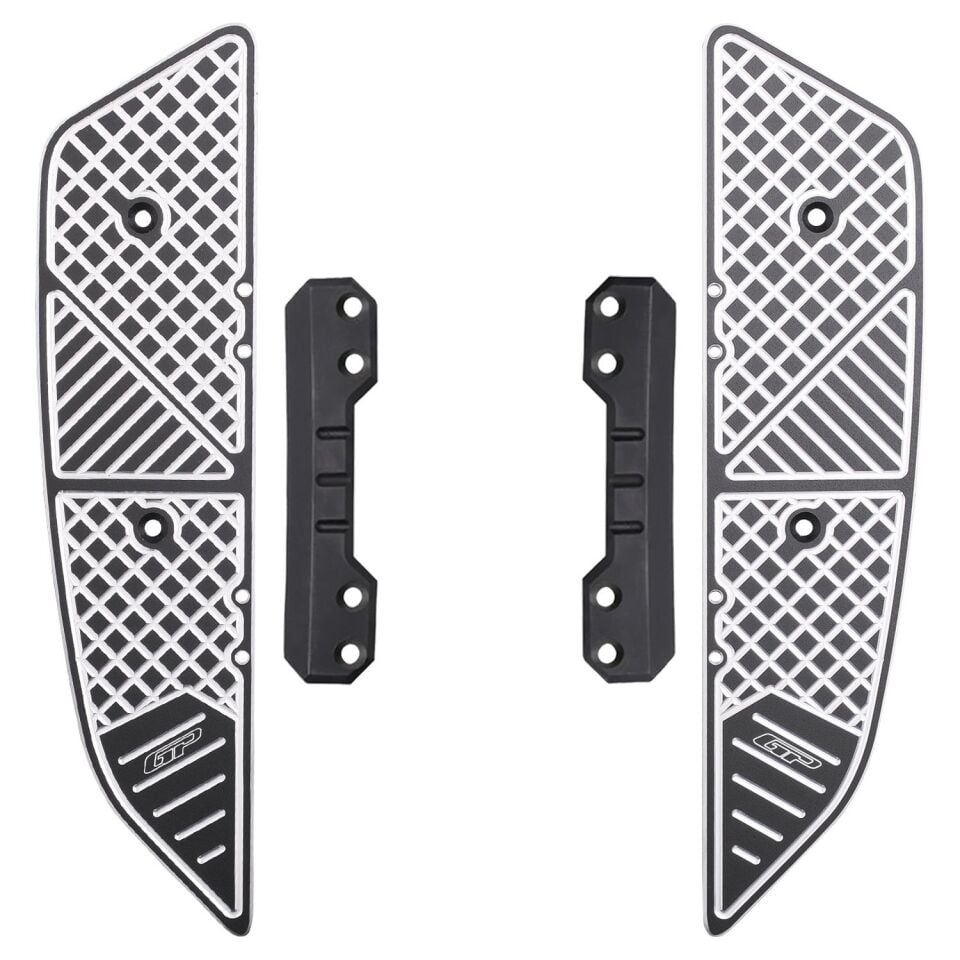 GP Kompozit Honda PCX 125 2025 Uyumlu Basamak Alüminyum Siyah