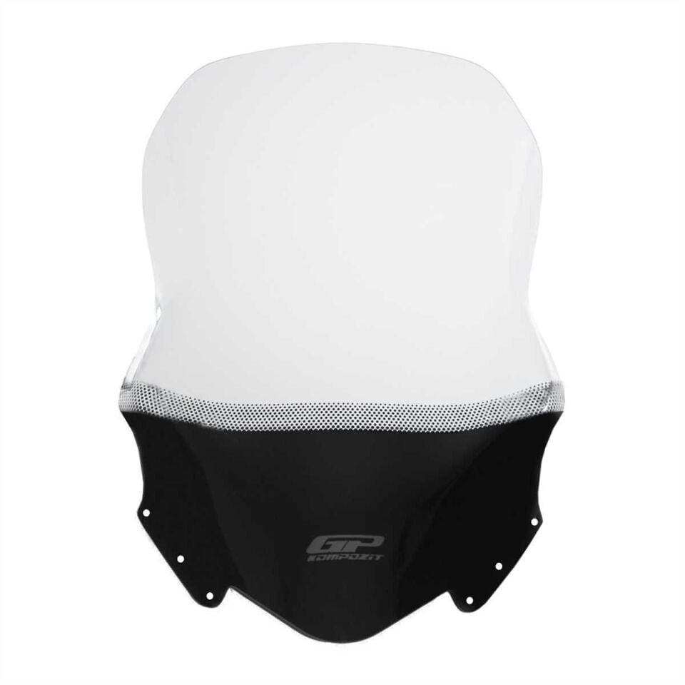 GP Kompozit Yamaha XMAX 250 / 400 2014-2017 Uyumlu Baskılı Ön Tur Camı Şeffaf 65 cm