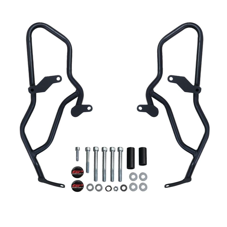 GP Kompozit BMW F 750 GS 2020-2024 Uyumlu Motor Koruma Demiri Siyah
