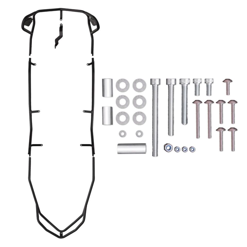 GP Kompozit Yamaha NMAX 125 / 155 2025 Uyumlu Motor Koruma Demiri Siyah