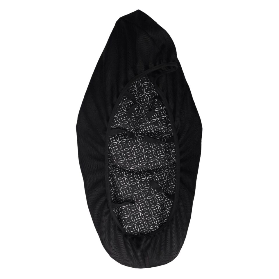 GP Kompozit Honda ADV 350 2023-2025 Uyumlu Fileli Motosiklet Konfor Sele Kılıfı Siyah