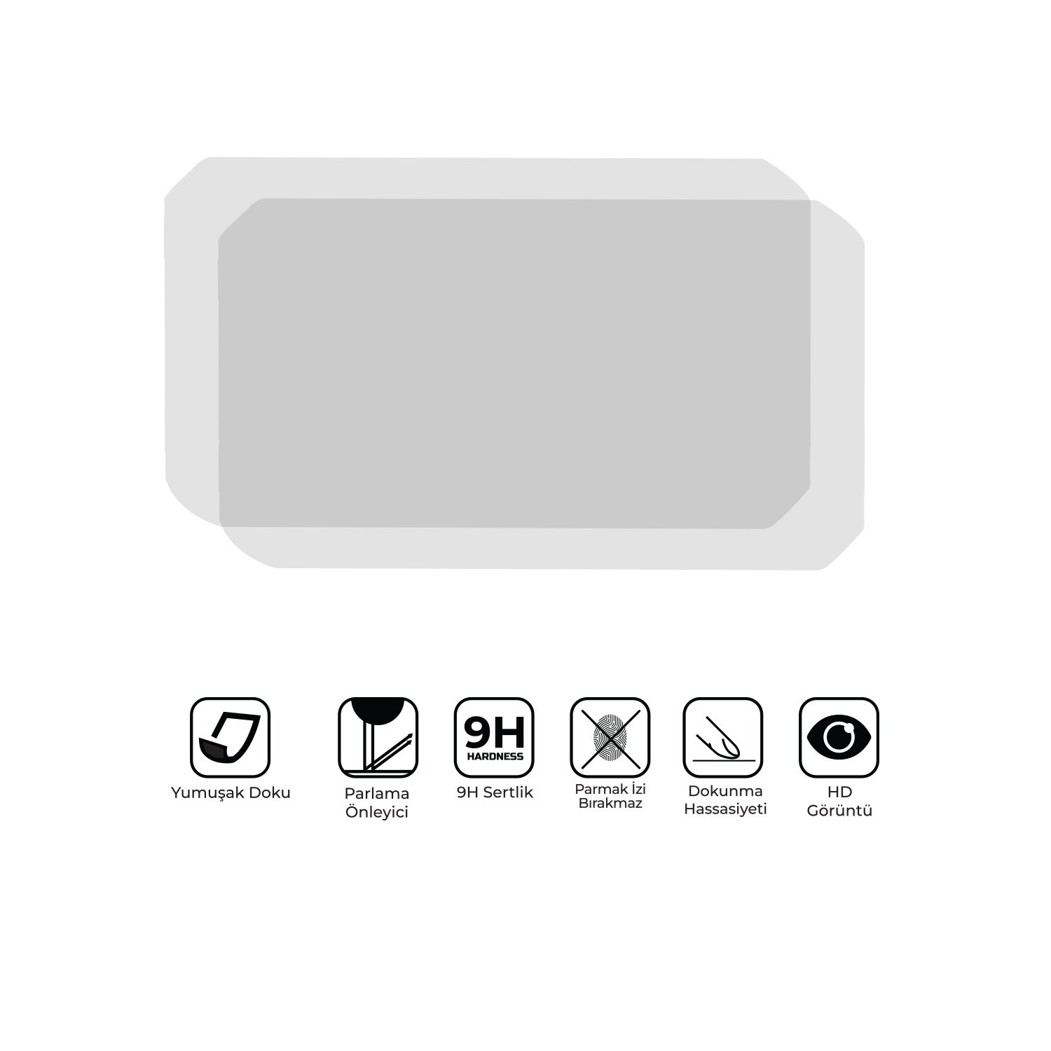 GP Kompozit Honda Forza 250 2025 Uyumlu Motosiklet Ekran Koruyucu Şeffaf