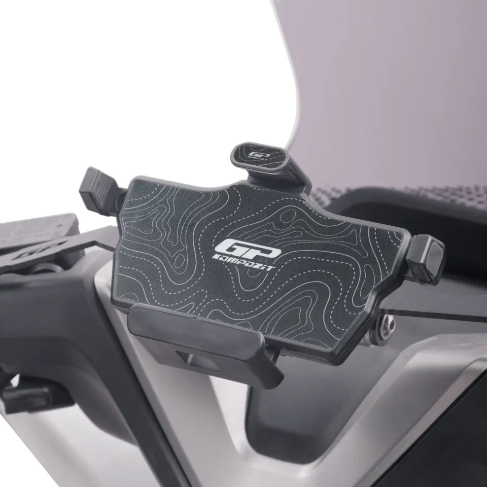 GP Kompozit TTR08 Universal 360° Yatay / Dikey Titreşim Modüllü Telefon Tutucu Siyah-Beyaz