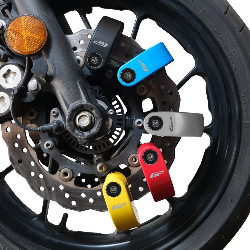 GP Kompozit DSK004 Universal Alarmlı Motosiklet Disk Kilidi Mavi