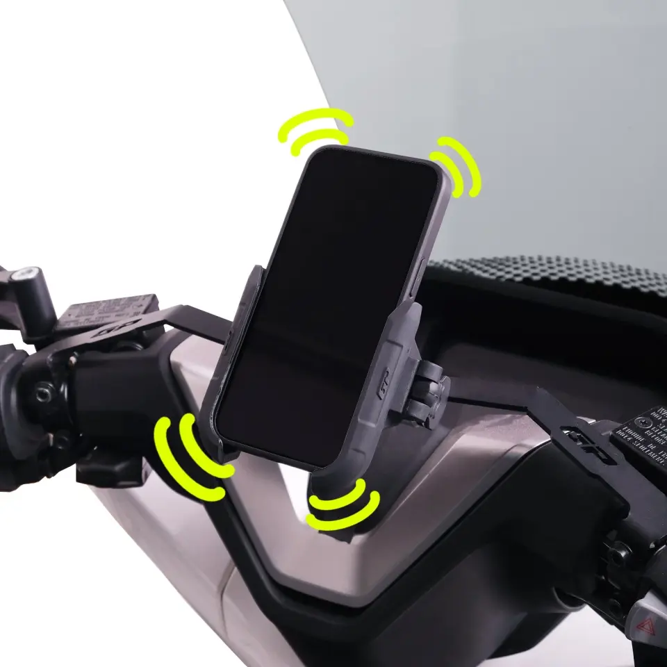 GP Kompozit TTR04 Universal Titreşim Modüllü Telefon Tutucu Siyah - Beyaz