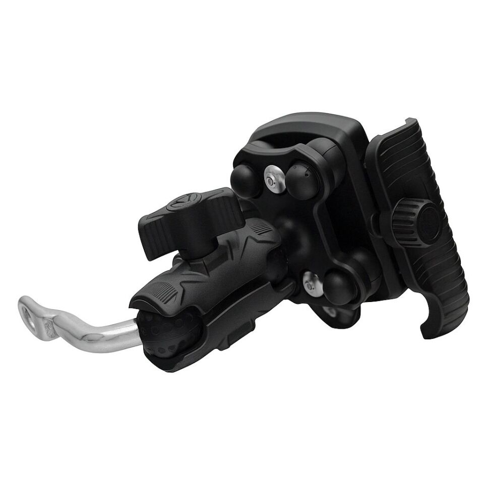 GP Kompozit TTR09 Universal Ayna Bağlantılı Titreşim Modüllü Telefon Tutucu Siyah