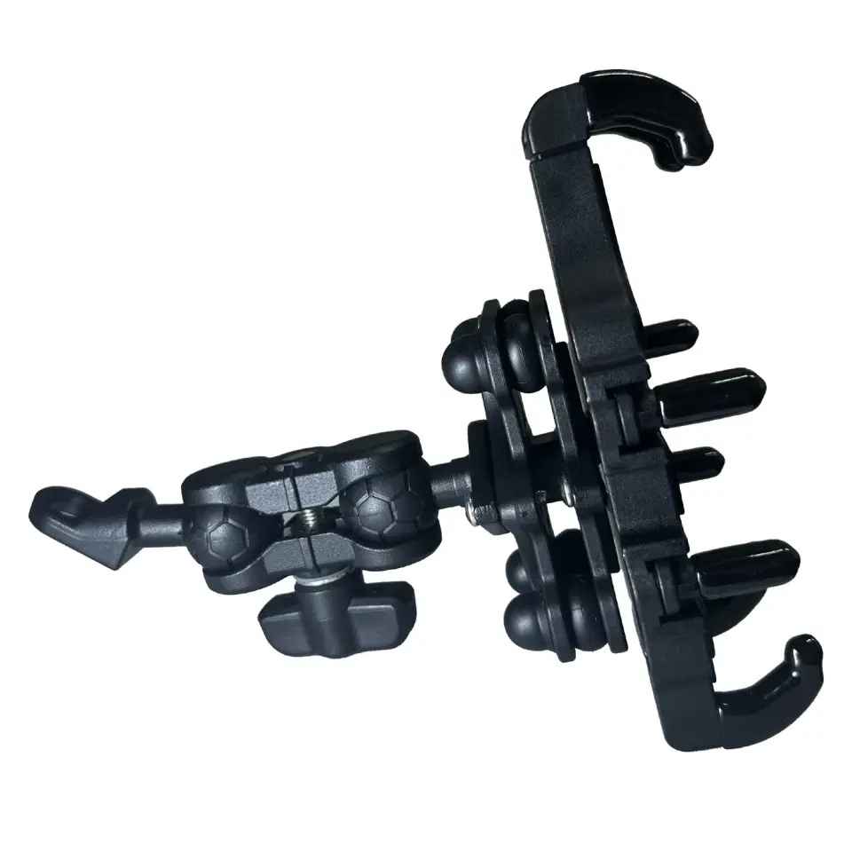 GP Kompozit TTR12 Universal Ayna Bağlantılı Titreşim Modüllü Telefon Tutucu Siyah