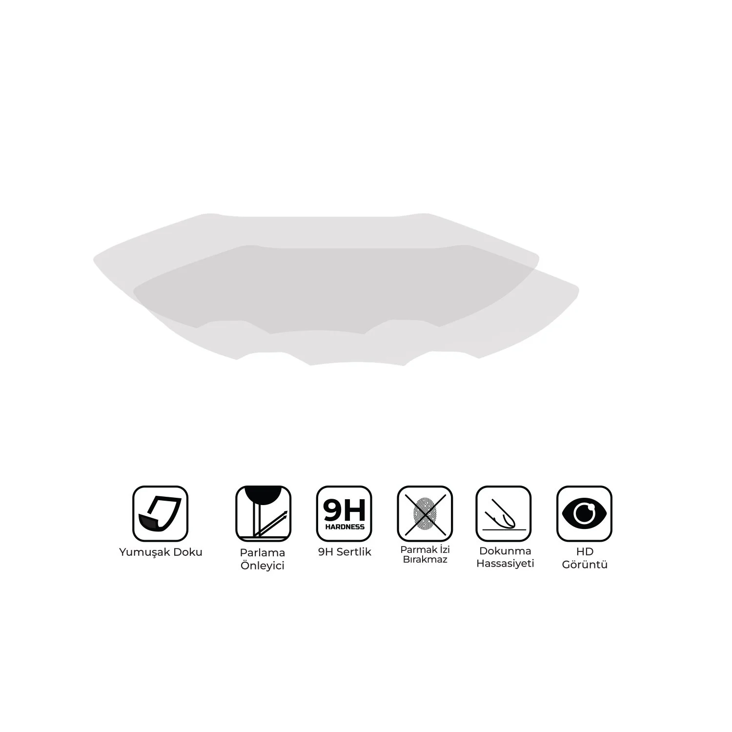 GP Kompozit Honda PCX 125 / 150 2022-2025 Uyumlu Motosiklet Ekran Koruyucu Şeffaf