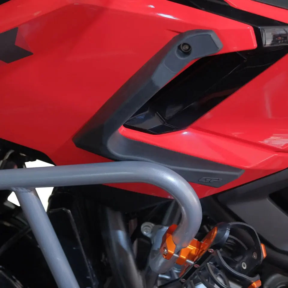 GP Kompozit Honda NC 750 X 2025 Uyumlu Üst Bacak Koruma Siyah